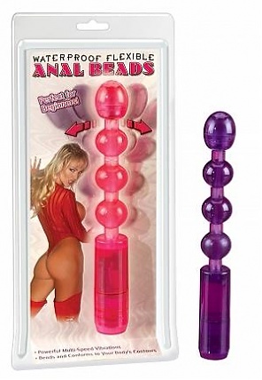 Flexible Anal Beads Pink
