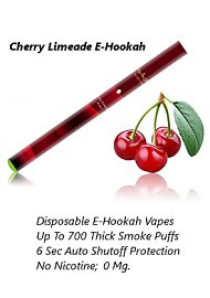Cherry Limeade E-Hookah; No Nicotine; 700 Puffs (124758.10)